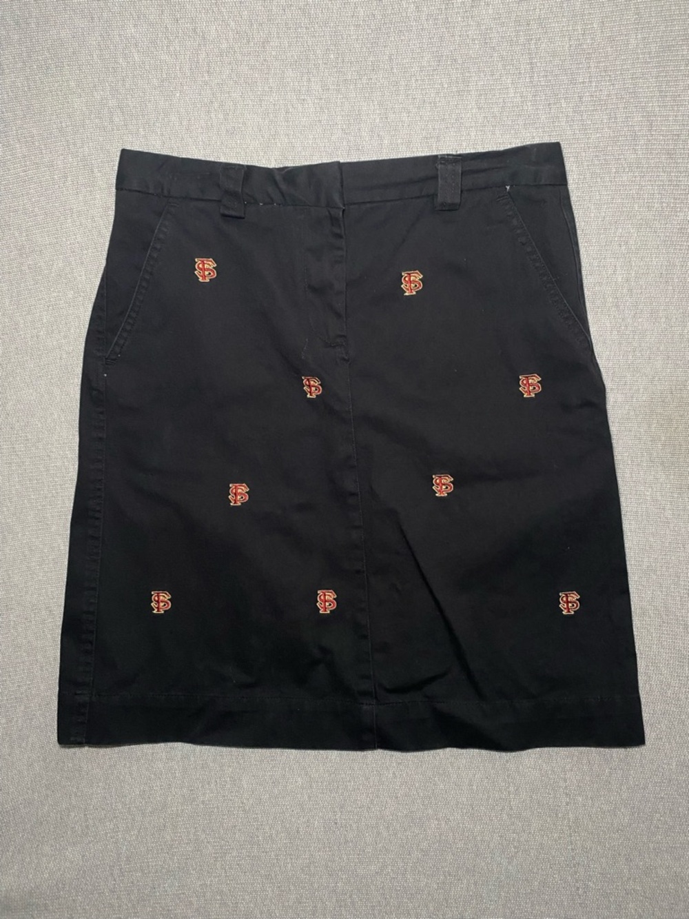 FSU Florida State Seminoles Skirt Women’s Size 8 Embroidered Campus Chinos